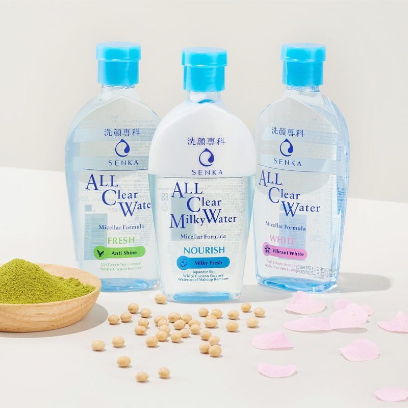 Loại nước tẩy trang phổ biến - Senka