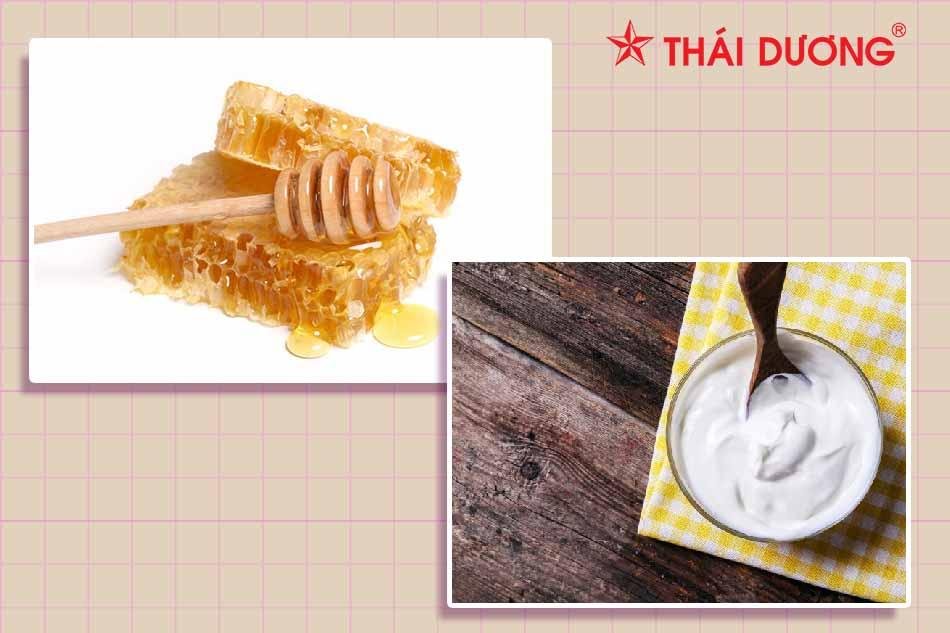 Ảnh: Mặt nạ dưỡng ẩm từ mật ong và sữa chua