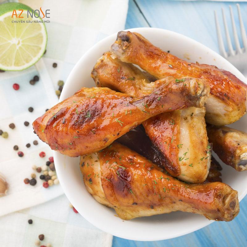 Không nên ăn thịt gà sau nâng mũi vì có thể gây ngứa và dị ứng