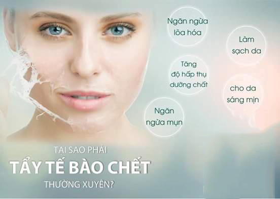 Tẩy tế bào chết có rất nhiều tác dụng tốt dành cho da