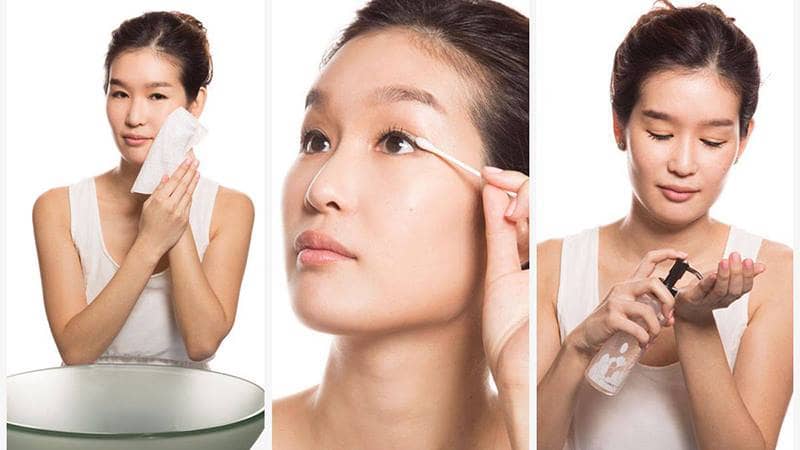 sử dụng dầu tẩy trang đúng cách