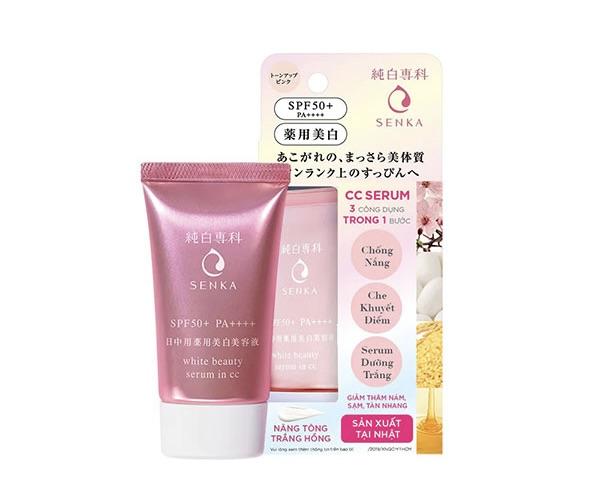 Kem chống nắng nâng tone Senka