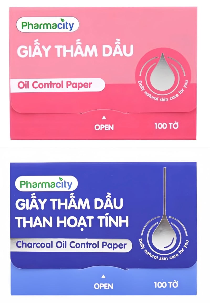 Sản phẩm thấm dầu than hoạt tính Pharmacity