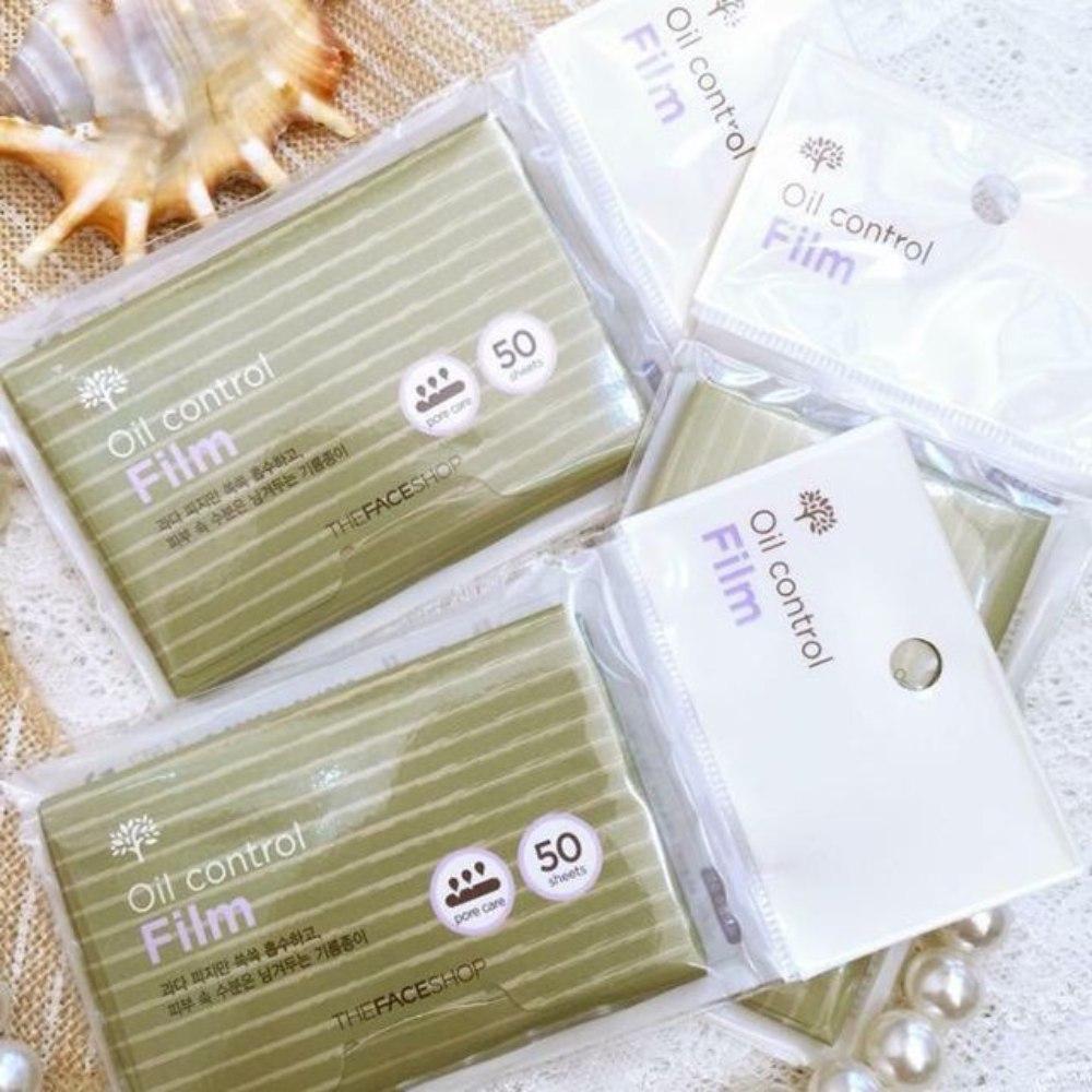Giấy thấm dầu cho da mụn The Face Shop Oil Control Film 3M