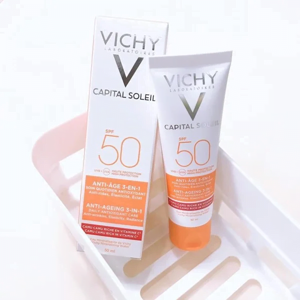 Kem chống nắng cho da dầu mụn - Vichy