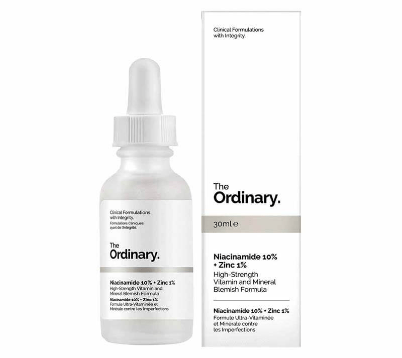 Tinh chất trị mụn và giảm thâm The Ordinary Niacinamide 10% + Zinc 1%