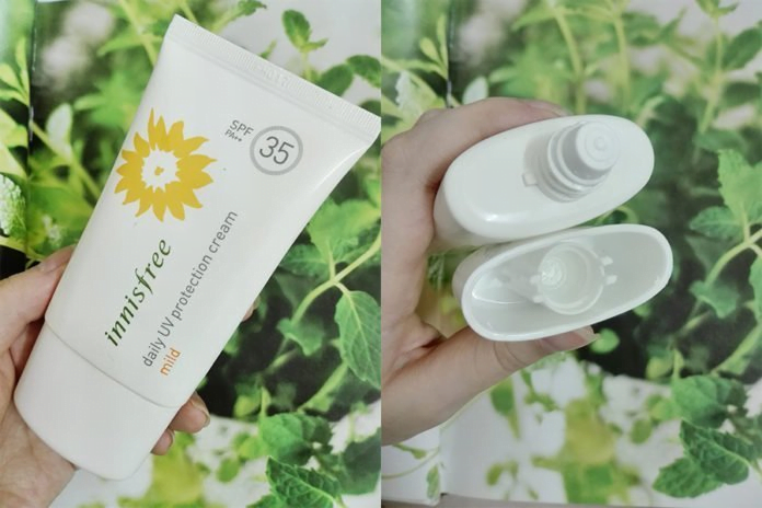 Innisfree là kem chống nắng cho da dầu mụn rất phổ biến