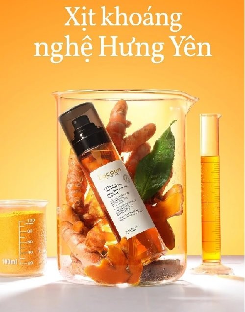 Xịt khoáng Cocoon nghệ Hưng Yên bảo vệ da