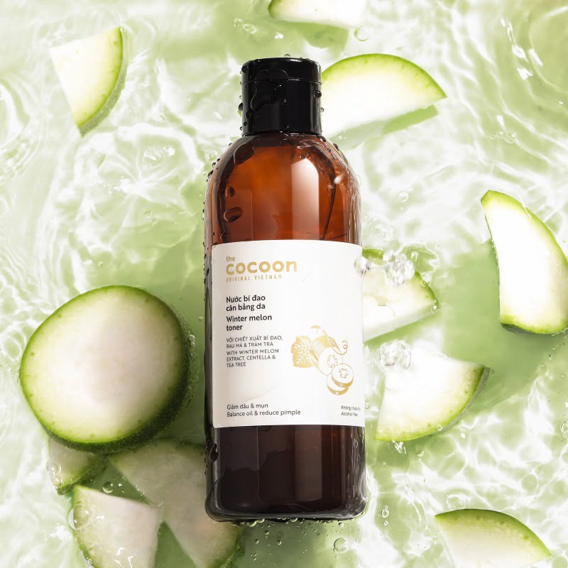 Toner cho da dầu Nước bí đao cân bằng da Winter Melon Toner Cocoon