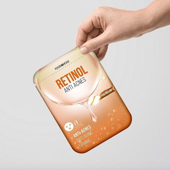 Mặt nạ Foodaholic Retinol giảm mụn và tái tạo da