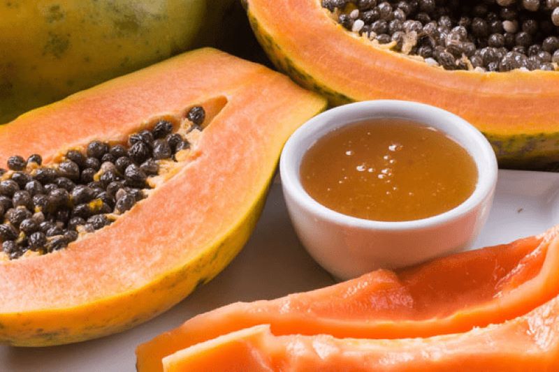 Mặt nạ trắng da từ đu đủ