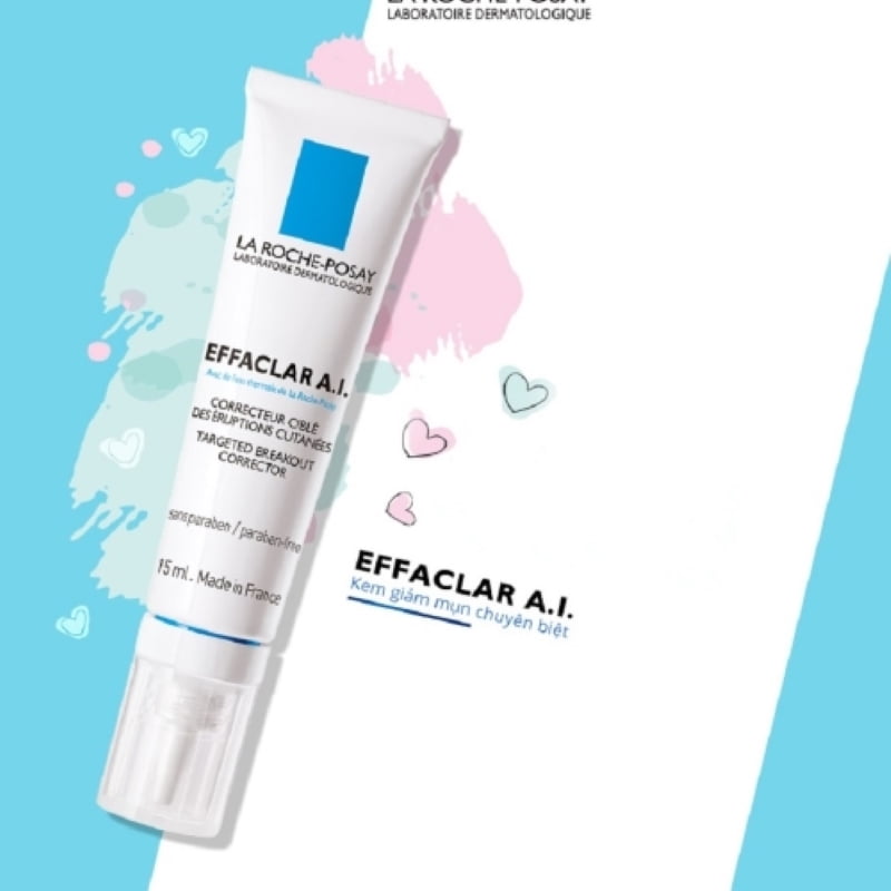 Kem trị mụn La Roche-Posay Effaclar A.I. Targeted Breakout Corrector
