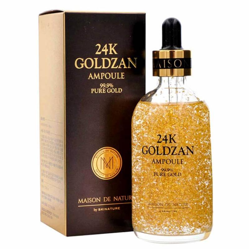 Serum Manfaat 24K Goldzan Ampoule 99.9 Pure Gold