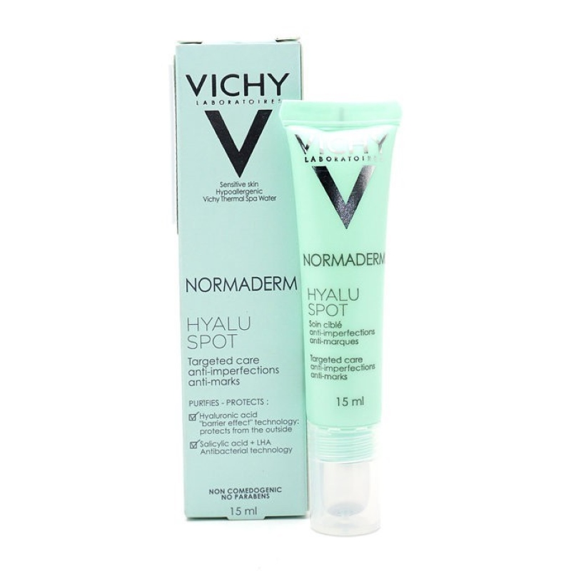 Sản phẩm trị mụn sưng đỏ Vichy Normaderm Hyaluspot Fast Acting Anti Imperfection