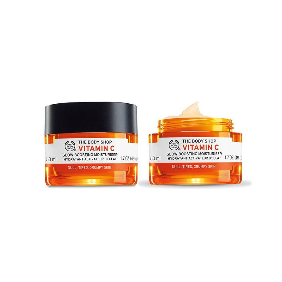 The Body Shop Vitamin C Glow Boosting Moisturiser - Kem dưỡng ẩm trắng da cho da nhạy cảm
