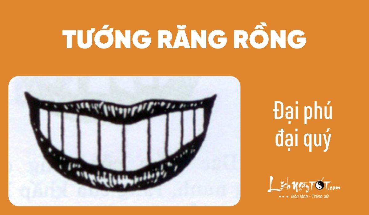 Xem nhân cách qua tướng răng - Răng rồng
