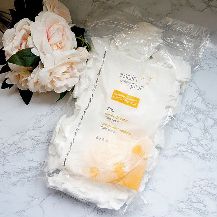 Bông tẩy trang Tetra Medical Carrés de Coton