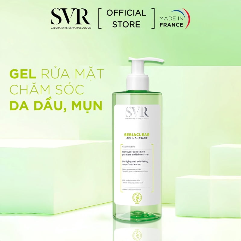 SVR Sebiaclear Gel Moussant