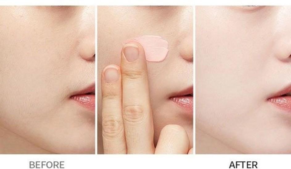 Review kem chống nắng nâng tone kiềm dầu - Sử dụng kem chống nắng nâng tone làm kem che khuyết điểm